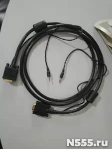 Кабель KS-is VGA 15M + AUX 3.5мм на VGA 15M + AUX 3.5мм (KS- фото 1