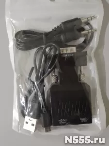 Адаптер KS-is VGA M в HDMI F audio (KS-427) фото 3