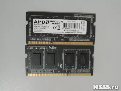 Оперативная память AMD SODIMM DDR3 8Gb (2 х 4Gb) фото 1